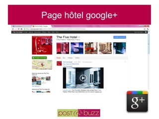 Page hôtel google+ 