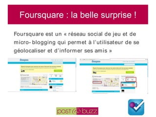 Foursquare : la belle surprise ! 