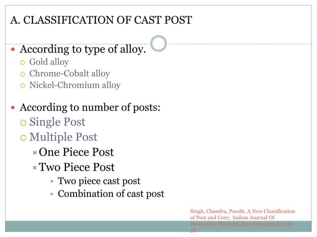 Post and core | PPTX
