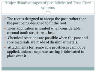 Post and core | PPTX