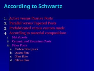post and core..........................ppt