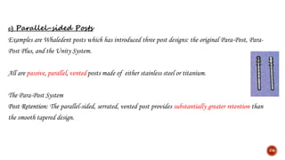 POST AND CORE | PPTX