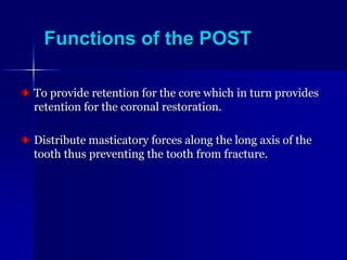 POST AND CORE (2).ppt