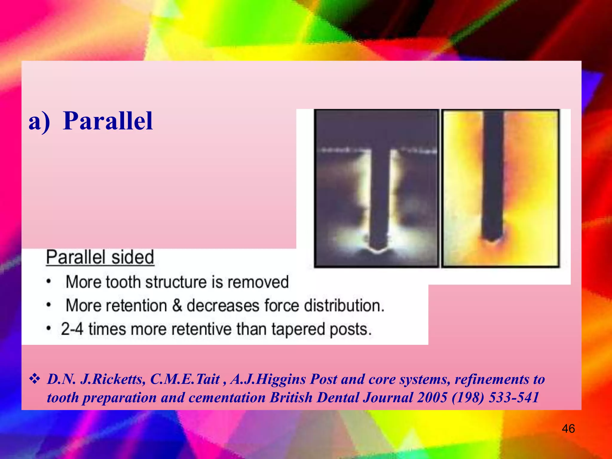 Post and core in primary teeth final to present | PPTX