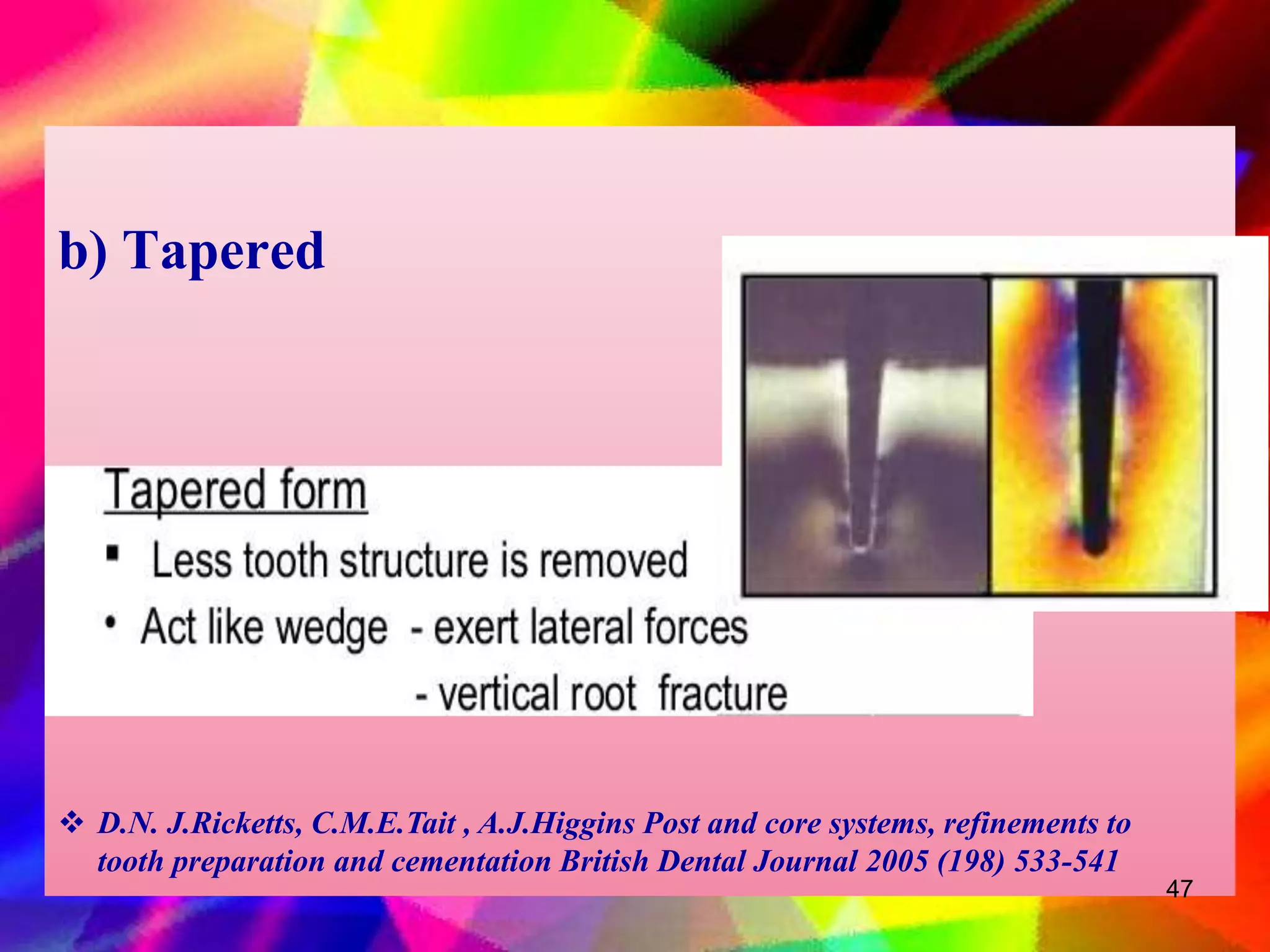 Post and core in primary teeth final to present | PPTX