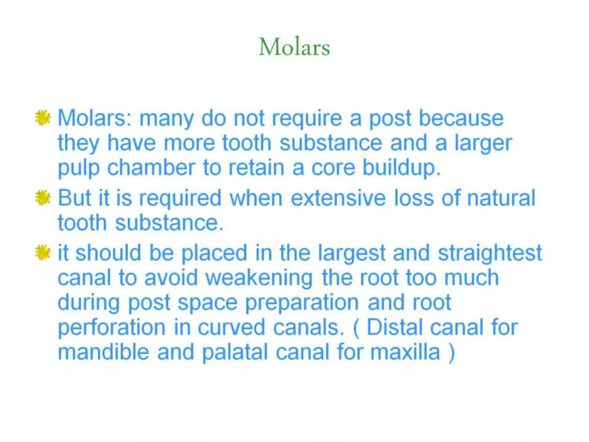 Molars