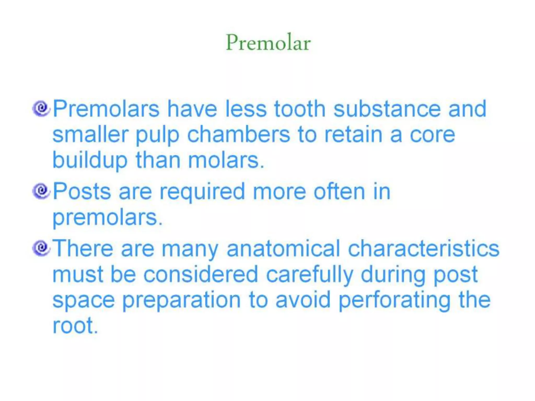 Premolar