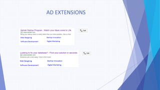 AD EXTENSIONS
 