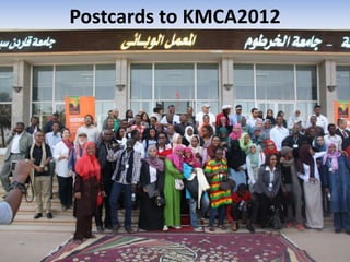Postcards to KMCA2012
 