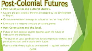 Postcolonial and new criticism presentation | PPTX