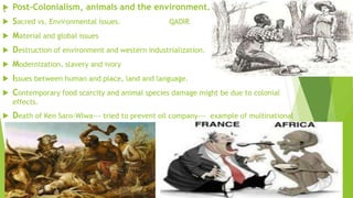 Postcolonial Criticism Examples Postcolonial and new criticism presentation | PPTX