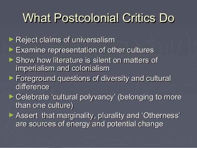 Postcolonial criticism essay picture