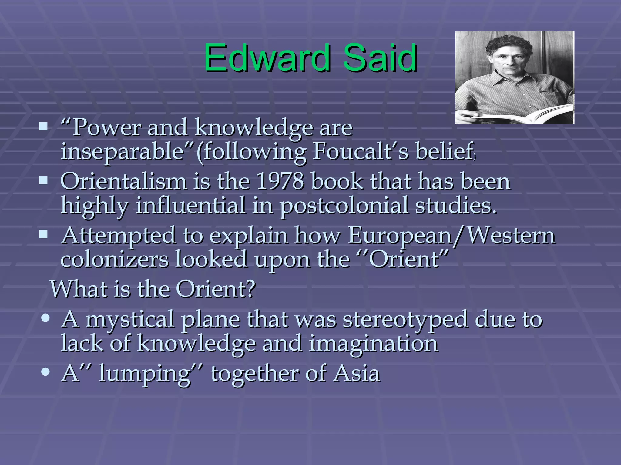 Example of Orientalism 