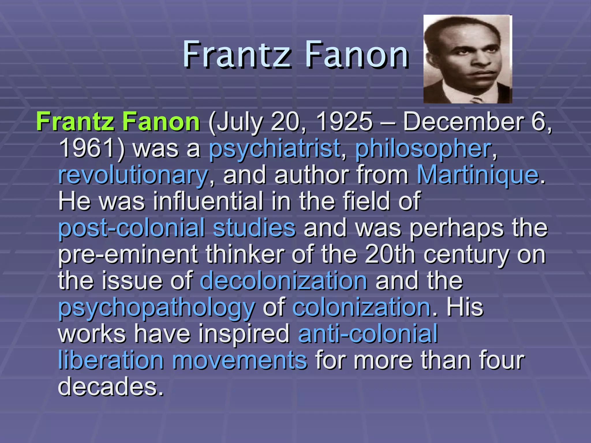 ¤  Unhomeliness/Exile What is home to you? - a state of limbo, without a certain or definite identity. ¤  Being caught between cultures. ¤  Being literally moved as a result of colonialism   ( On Exile- Edward Said)  