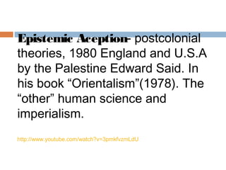 Postcolonialism theory