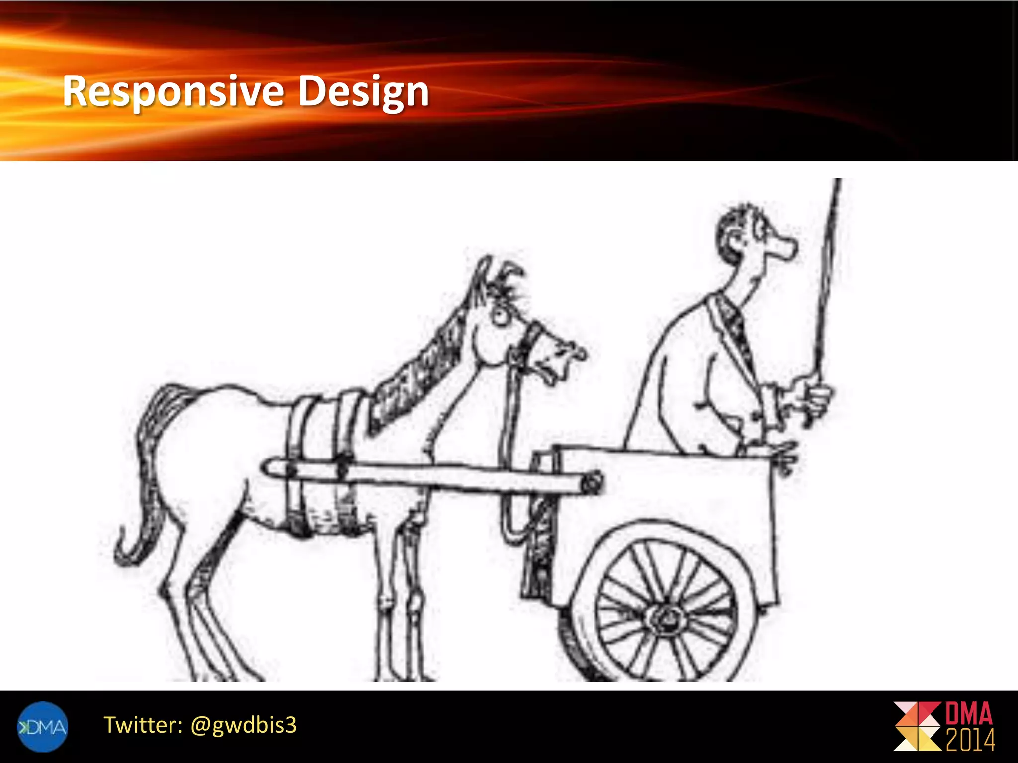 Responsive Design 
Twitter: @gwdbis3 
 