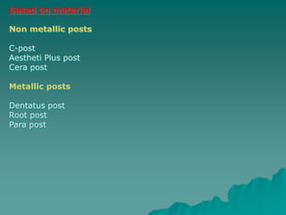 Alceramic Post POST & CORE.ppt