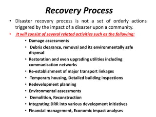 Post disaster mangement | PPT