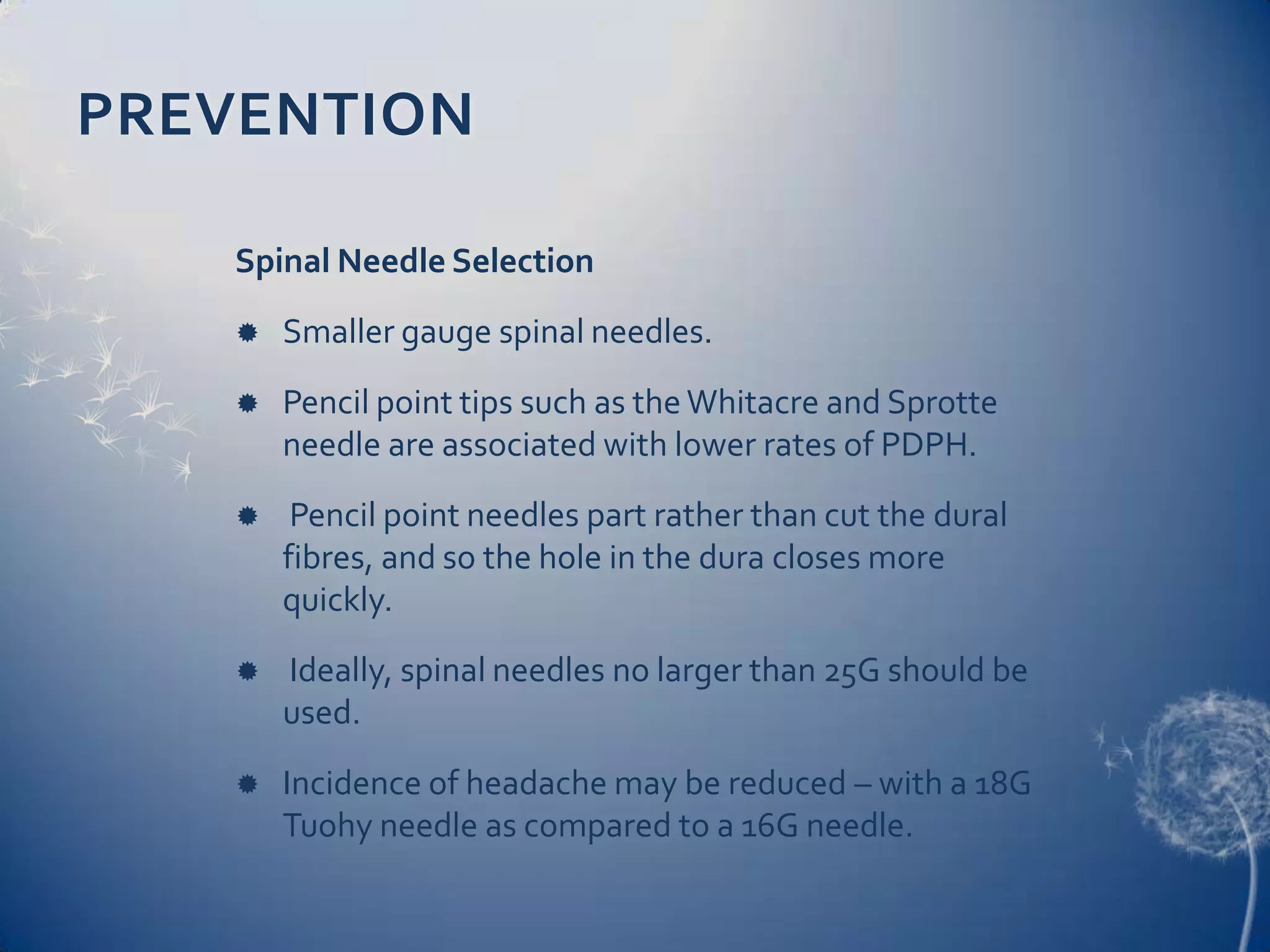 Pdph Post Dural Puncture Headache | PPTX