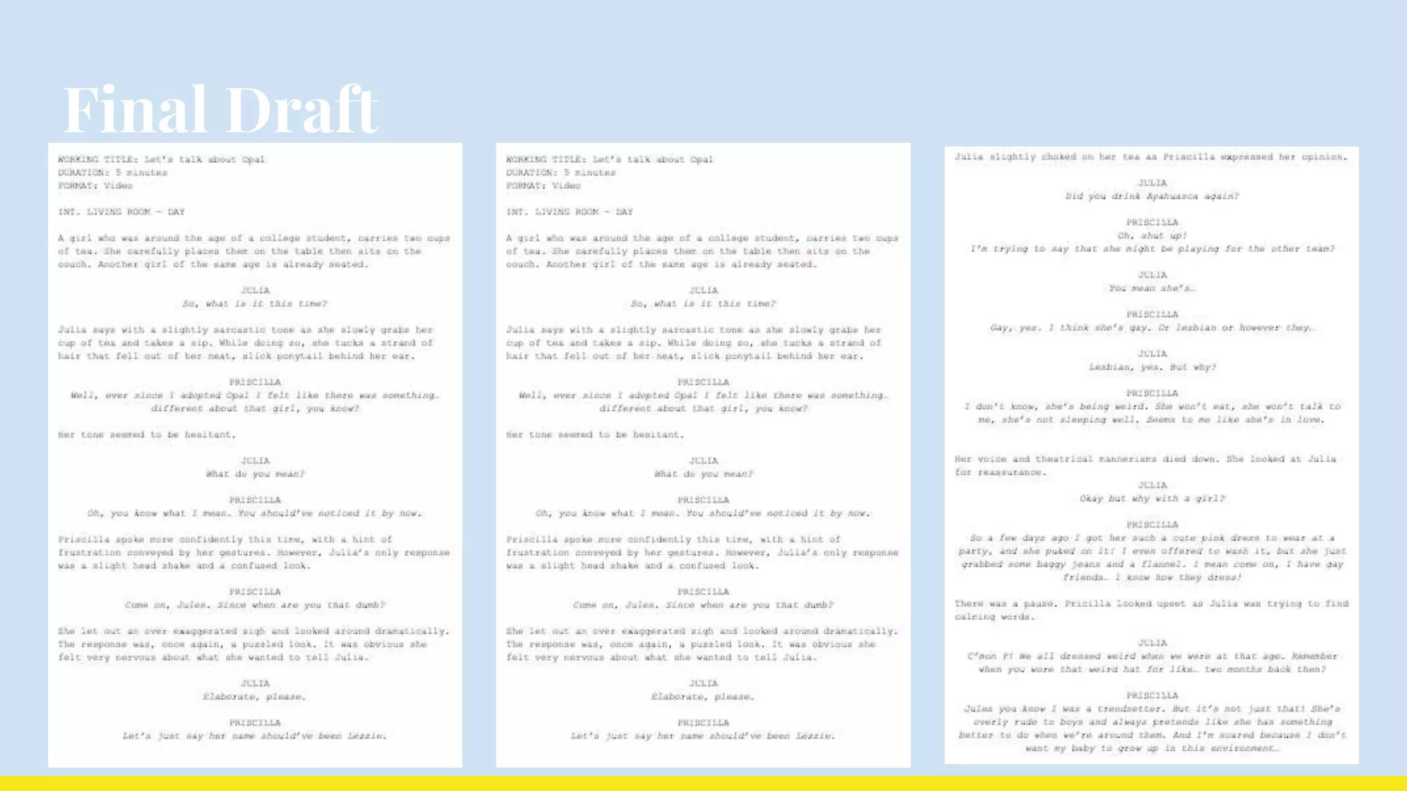Script and Storyboard Development | PPT