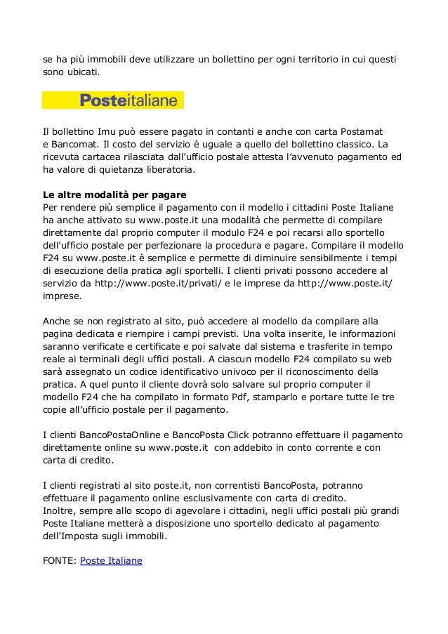 Poste Italianeimubollettinopostale