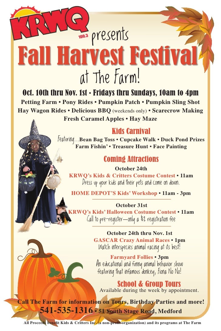 Fall Harvest Festival Medford Oregon