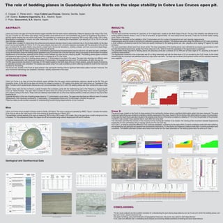 Subterra Projects - Slope Stability in Cobre Las Cruces Mine (Spain 