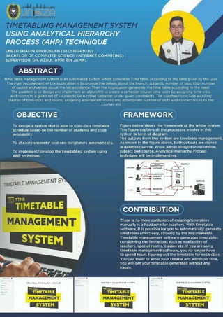Poster(043039)Timetabling Management System