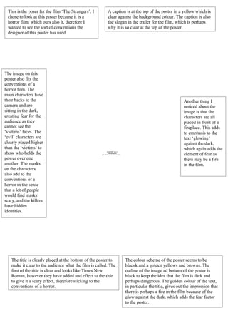 Film posters analysis