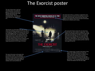 Poster analysis | PPTX | Horror | Genres