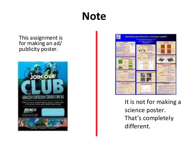 making a science poster