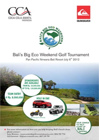 Poster   Bbew Golf Tournament