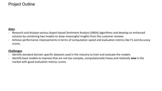 Aspect Based Sentiment Analysis - Poster day slides | PPTX