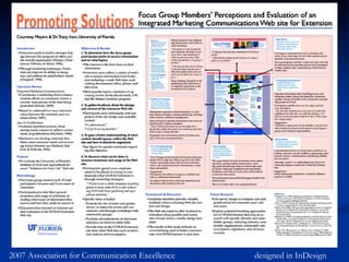 2007 Association for Communication Excellence   designed in InDesign 