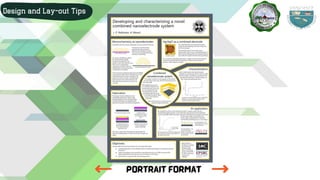 Design and Lay-out Tips
portrait format
 