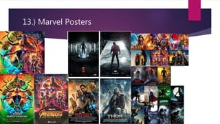 13.) Marvel Posters
 