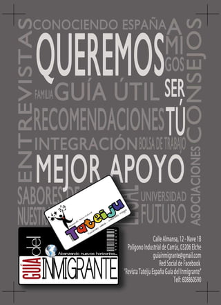 Poster de tateiju españa guía inmigrante