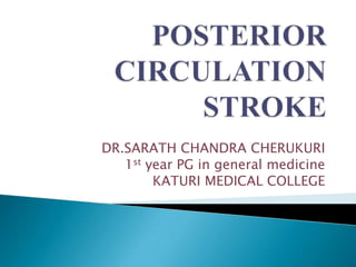 DR.SARATH CHANDRA CHERUKURI
   1st year PG in general medicine
        KATURI MEDICAL COLLEGE
 