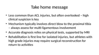 Posterior cruciate ligament injuries.pptx