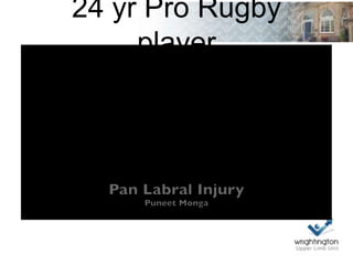 24 yr Pro Rugby
player
 