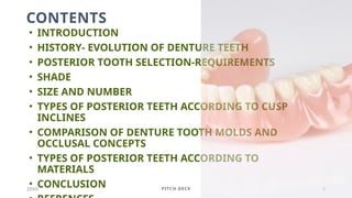 POSTERIOR TOOTH FORM in Complete dentures.pptx