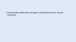Flank Inscison Posterior urethral valves | PPTX