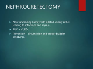 POSTERIOR URETERAL VALVES (PUV ) | PPTX