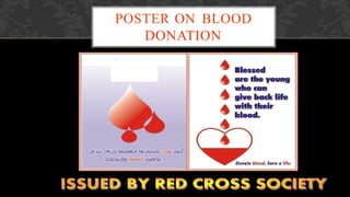 POSTER ON BLOOD
DONATION
 