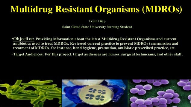 Poster multidrug resistant organisms (mdr os)