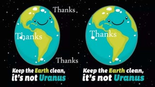 Thanks Climate Poster of global warming | PPTX