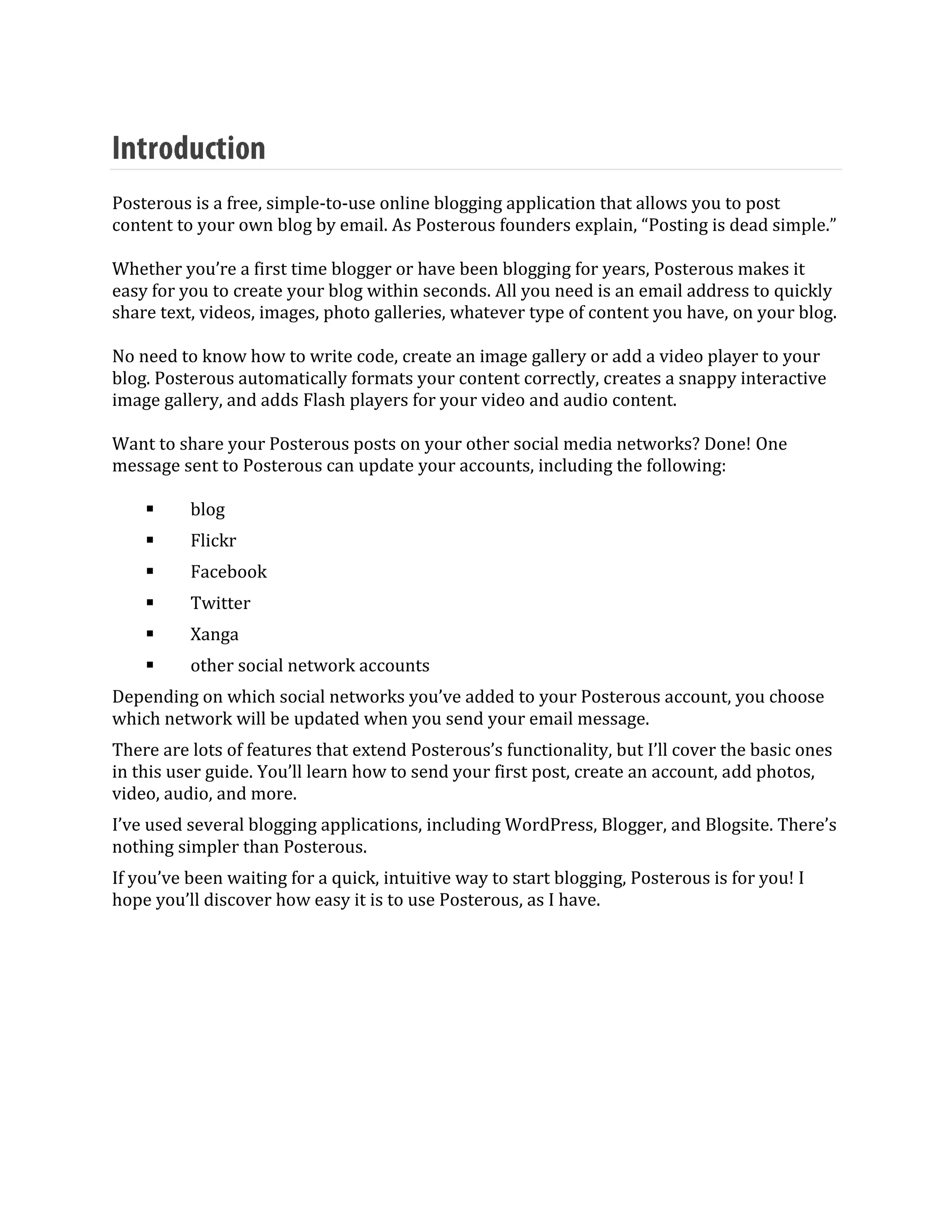 Posterous Guide: The Easy Way to Blog