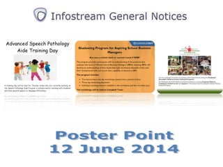 Poster Point 12 June 2014
