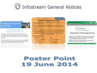Poster Point 19 June 2014