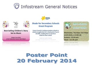 Poster Point 20 March 2014